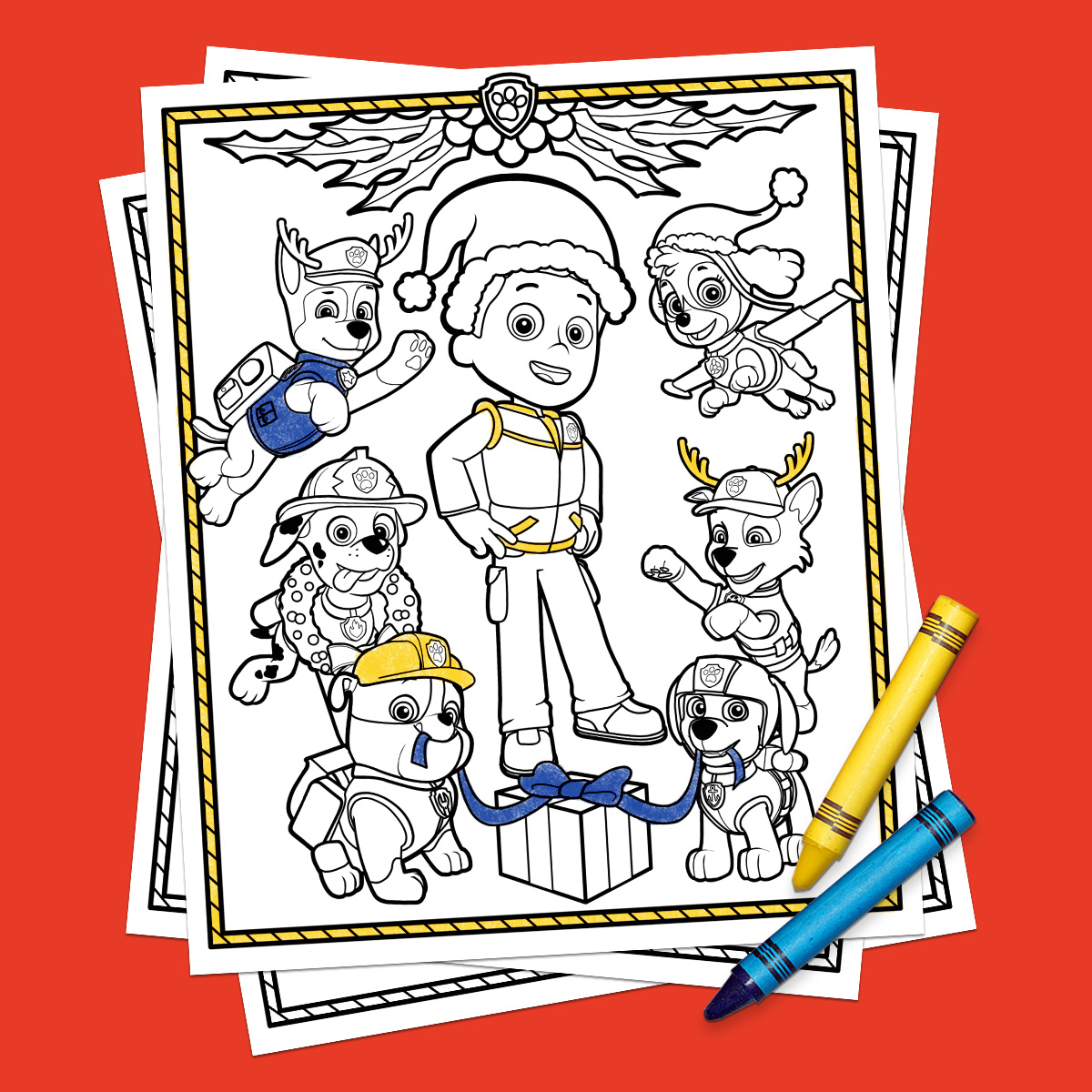 PAW Patrol Holiday Coloring Pack
