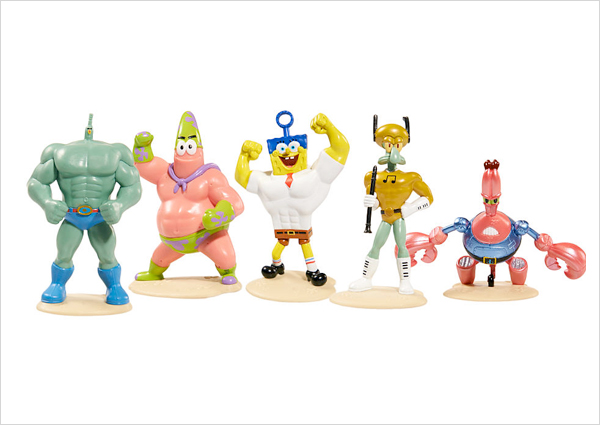 SpongeBob Heroes Figureines