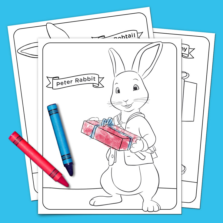 Peter Rabbit Holiday Coloring Pack