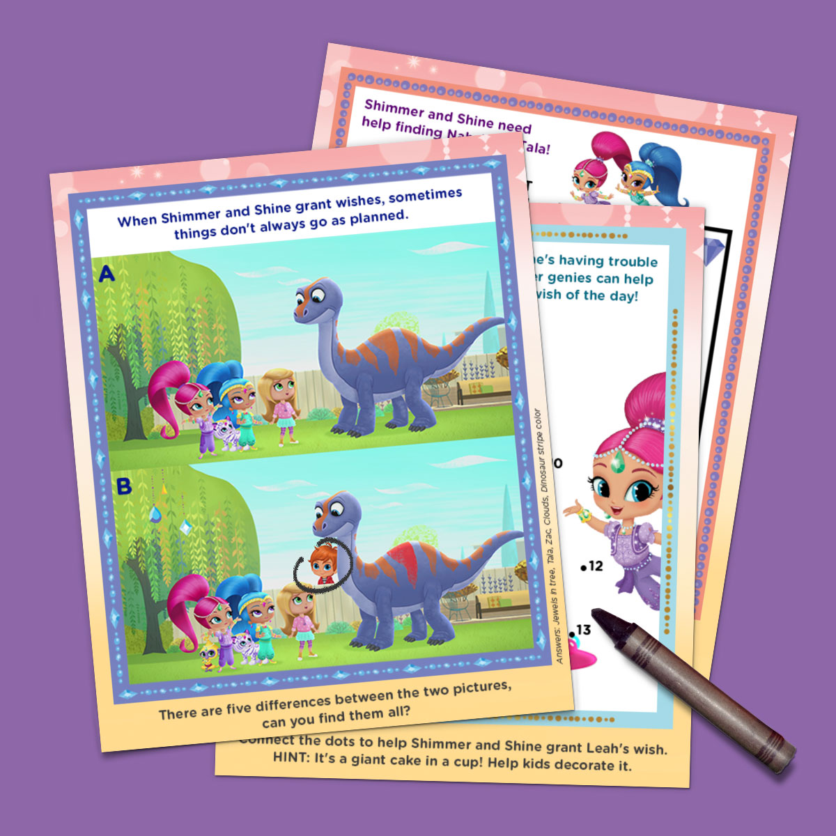Shimmer and Shine Activity Pack
