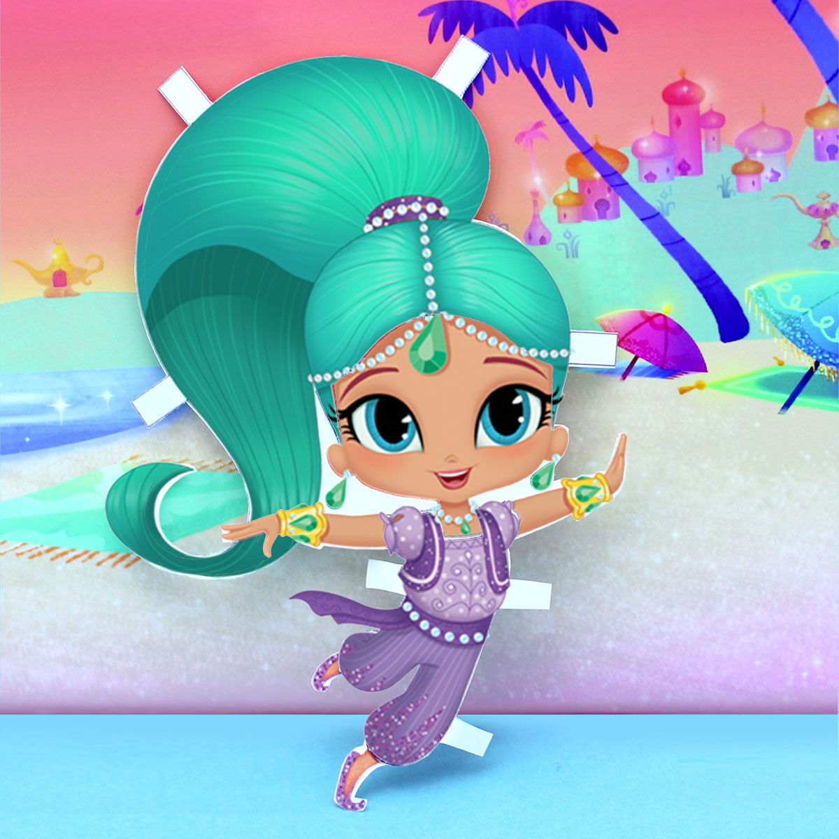 Shimmer and Shine Paper Dolls