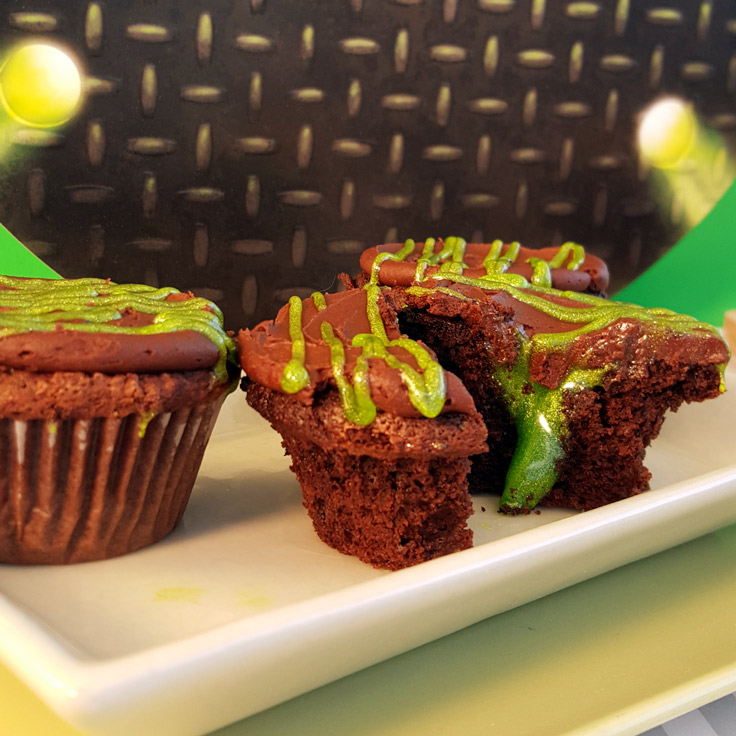 TMNT Mutagen Cupcakes