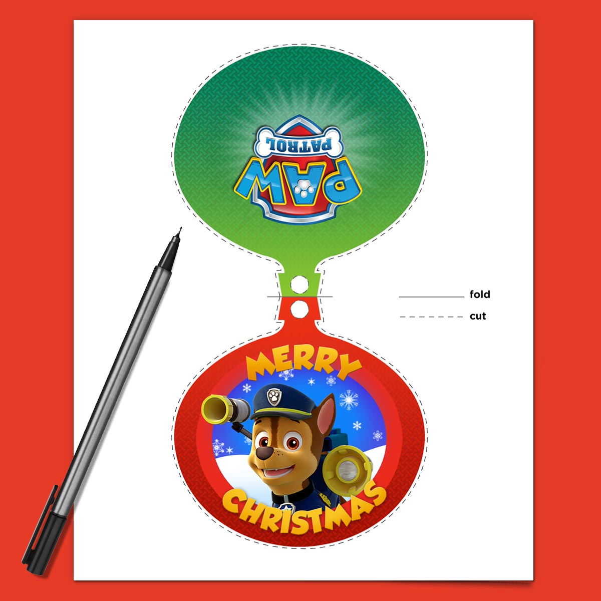 PAW Patrol Christmas Card