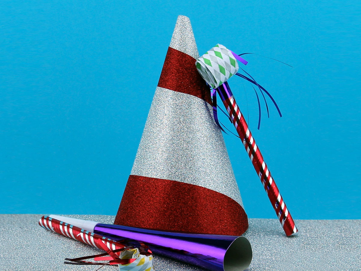 Rocky's Recycled Party Hats