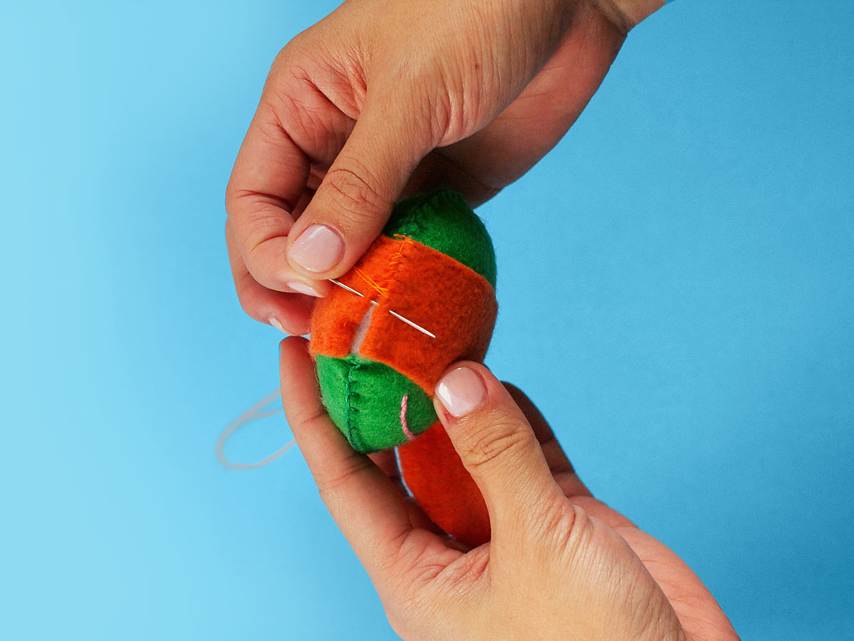 TMNT Felt Ornaments Step 8