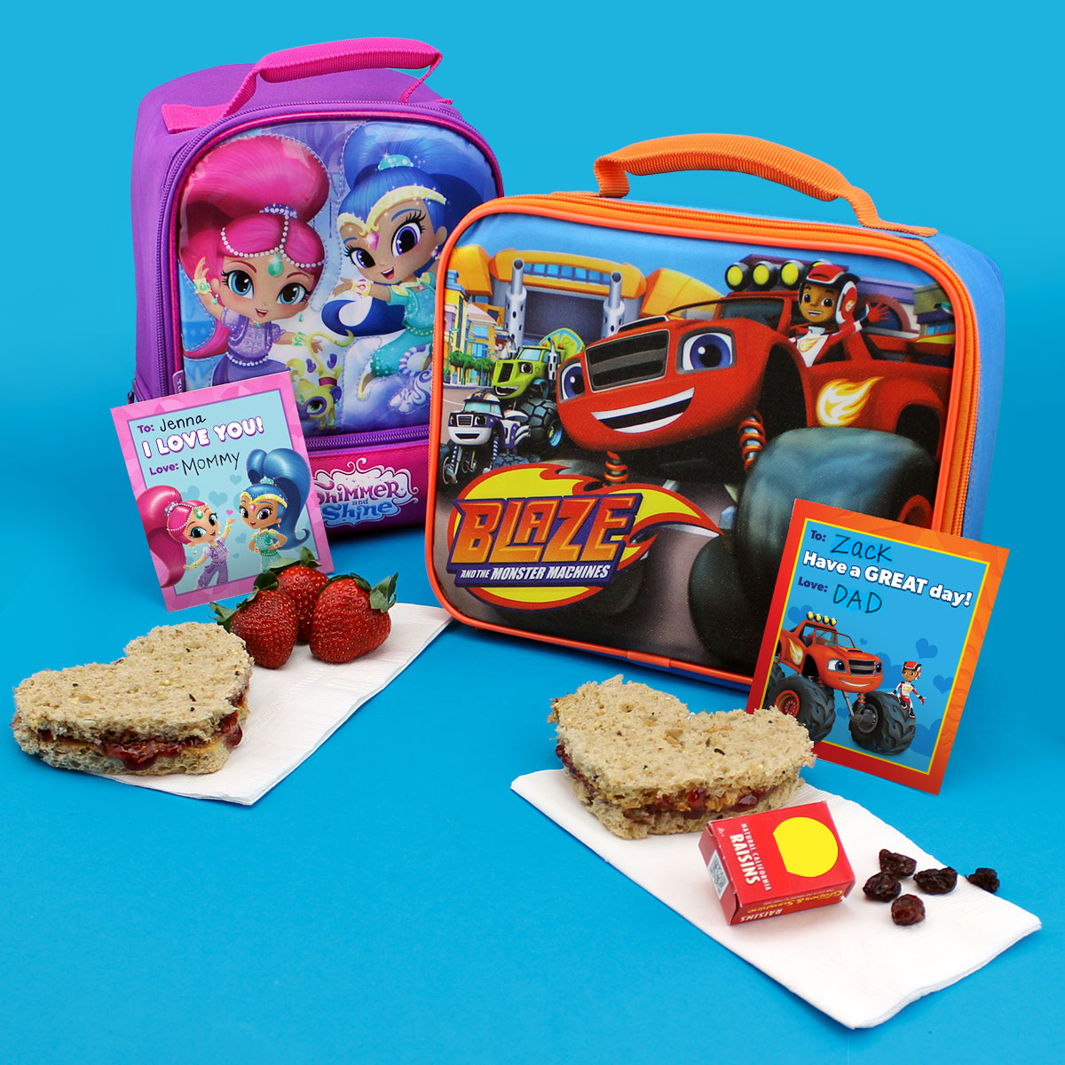 blaze and the monster machines lunch box