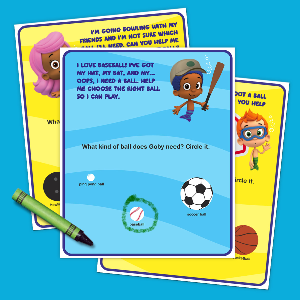 Bubble Guppies Sports Activity Pack