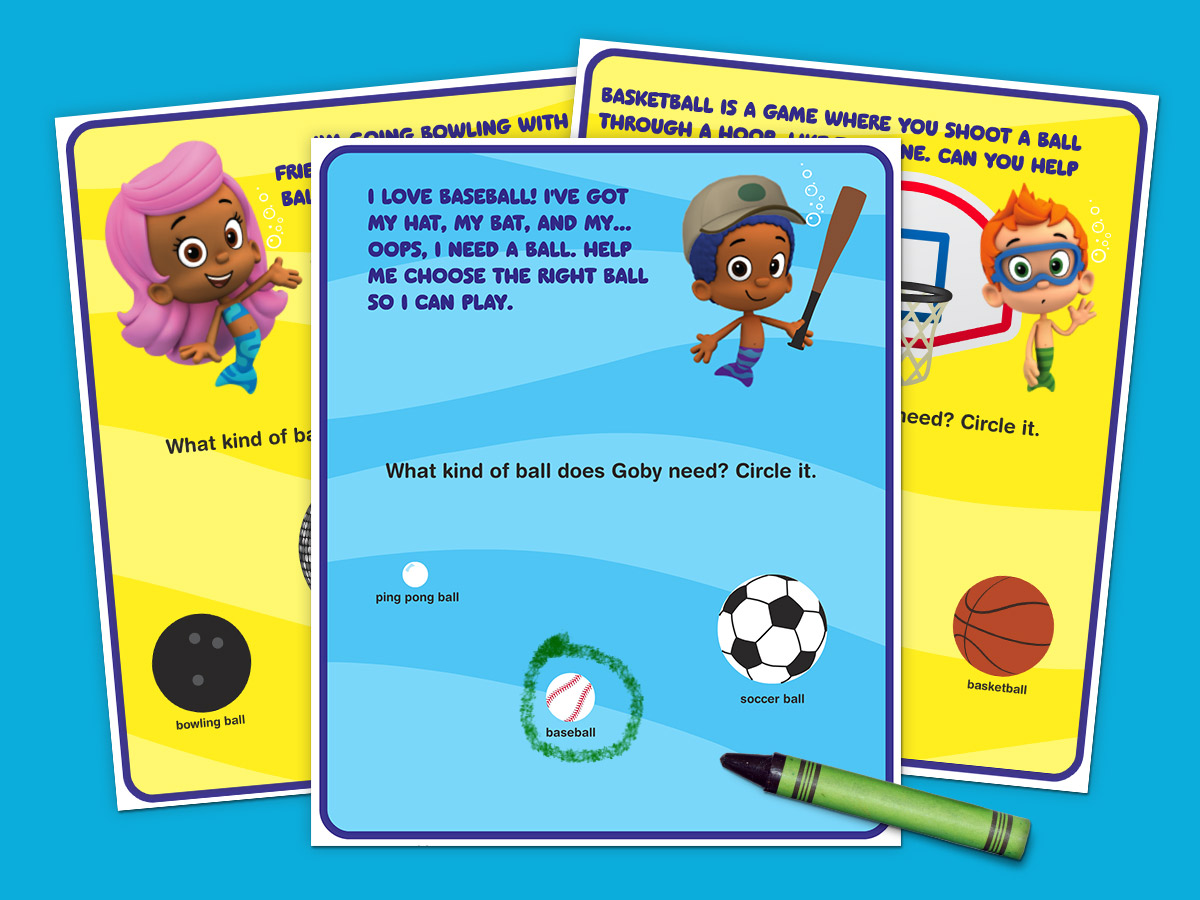 Bubble Guppies Sports Activity Pack