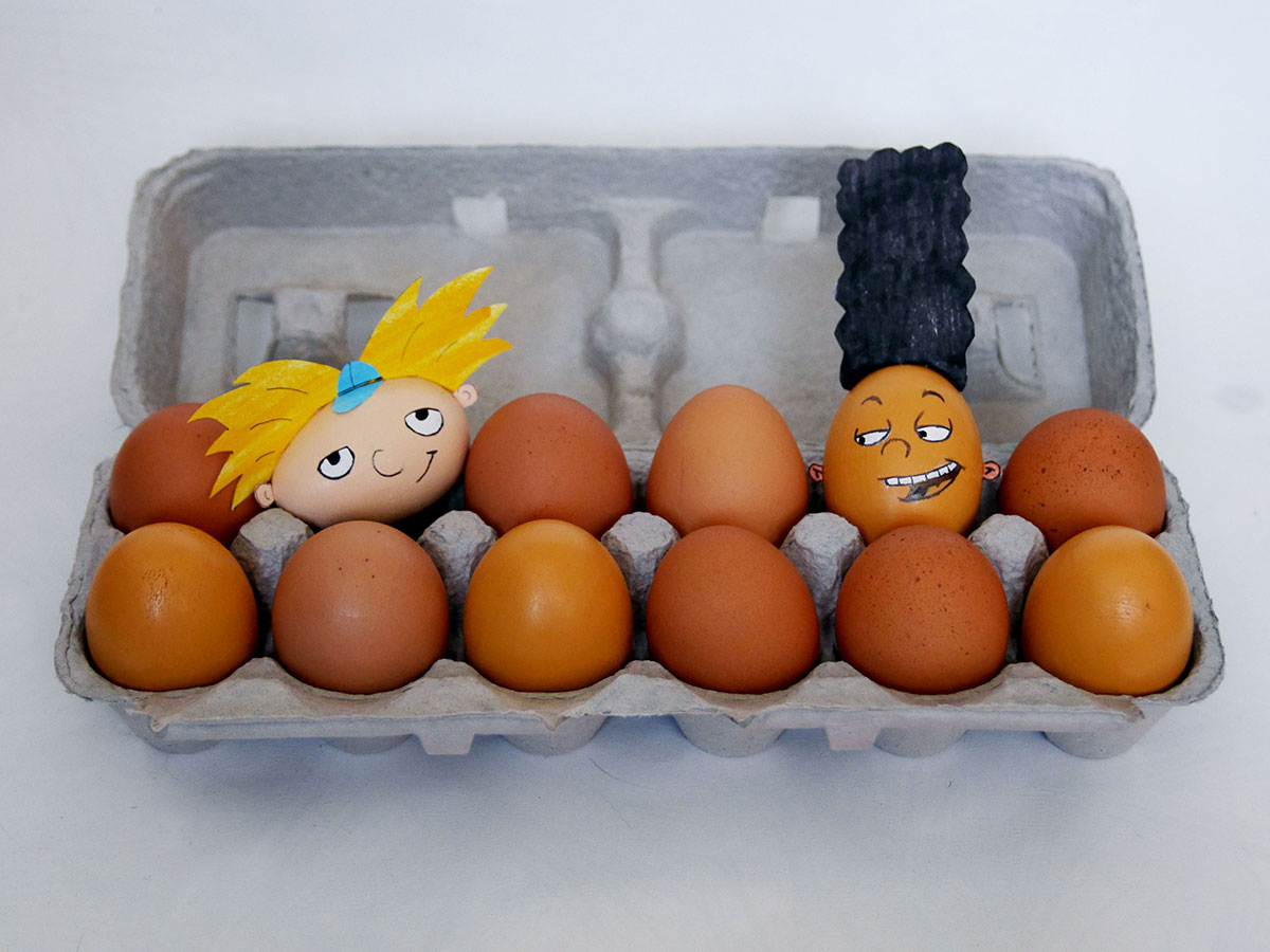 Arnold and Gerald Easter Eggs