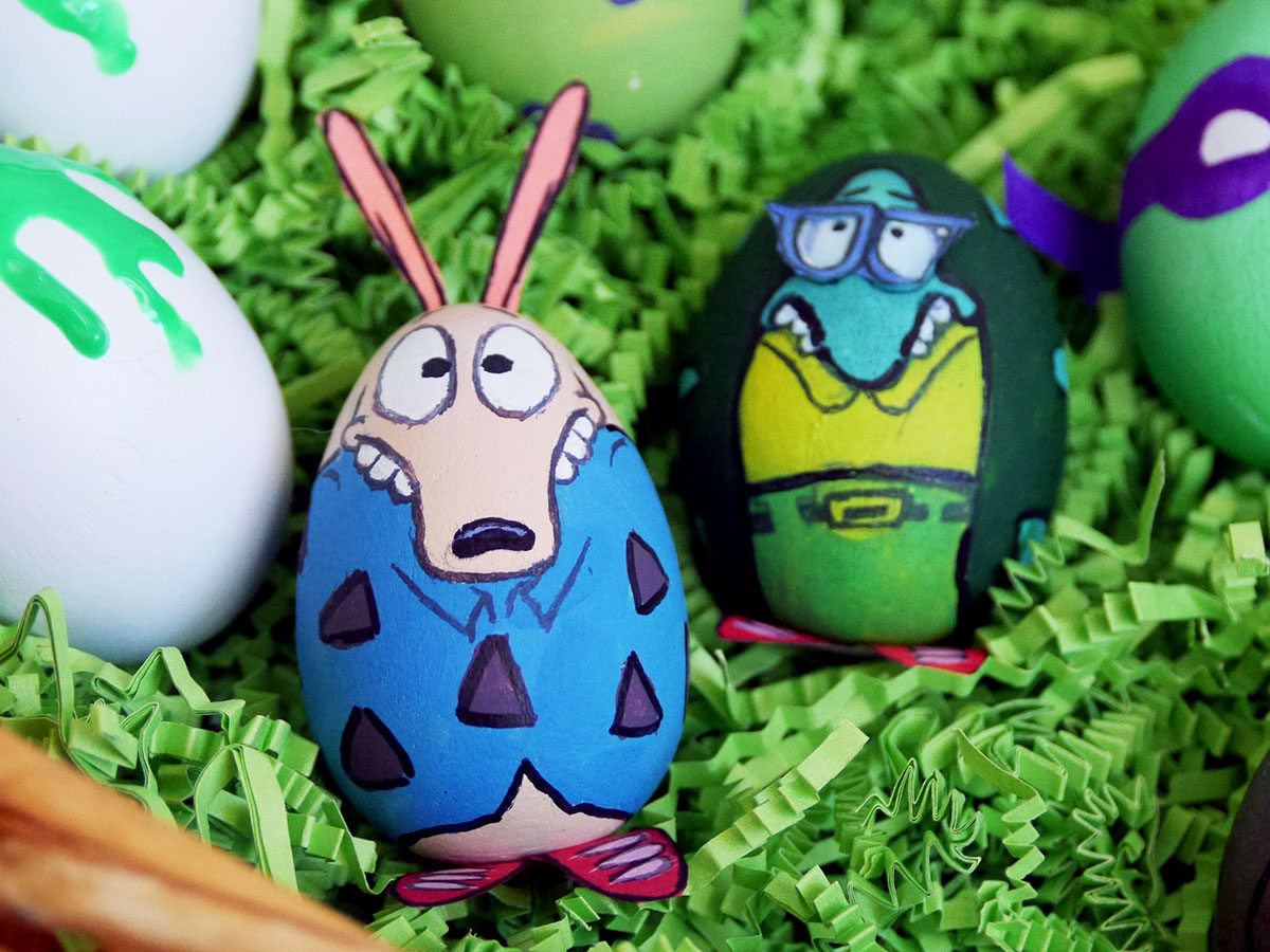 Rocko and Filbert Easter Eggs