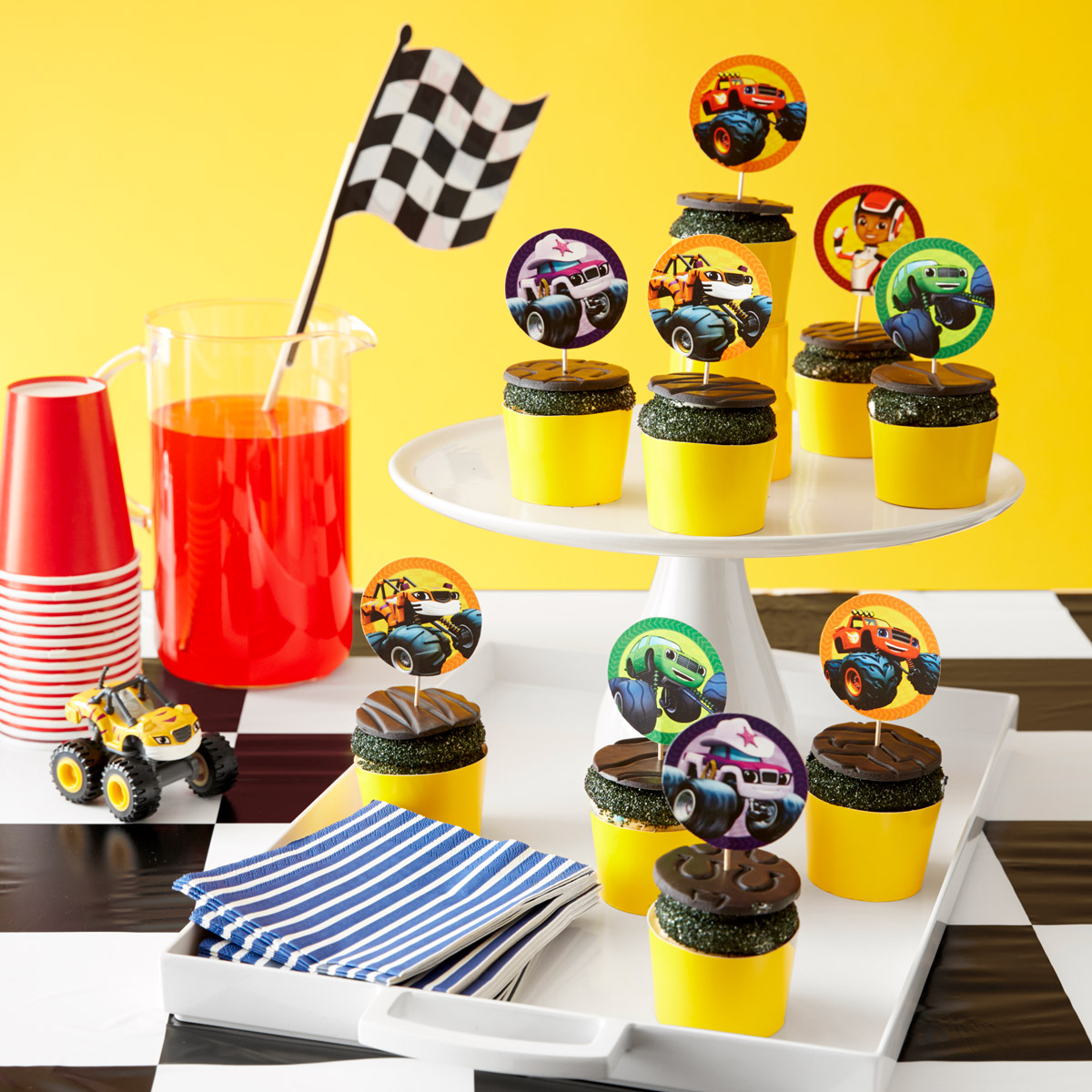 Blaze and the Monster Machines Cupcake Toppers