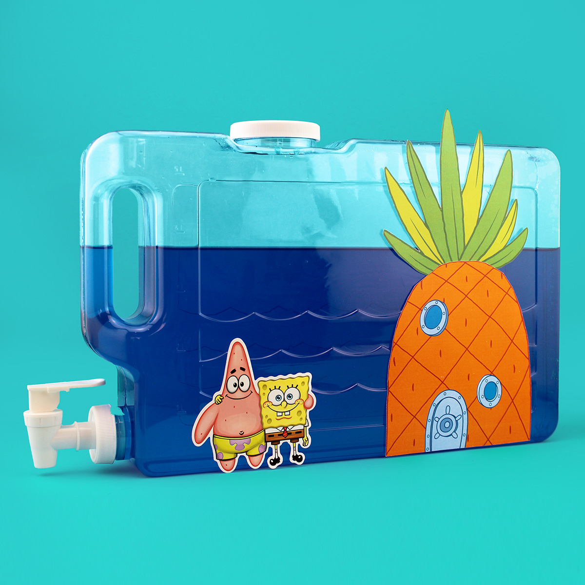 SpongeBob Squarepants Bikini Bottom Water Blue Drink