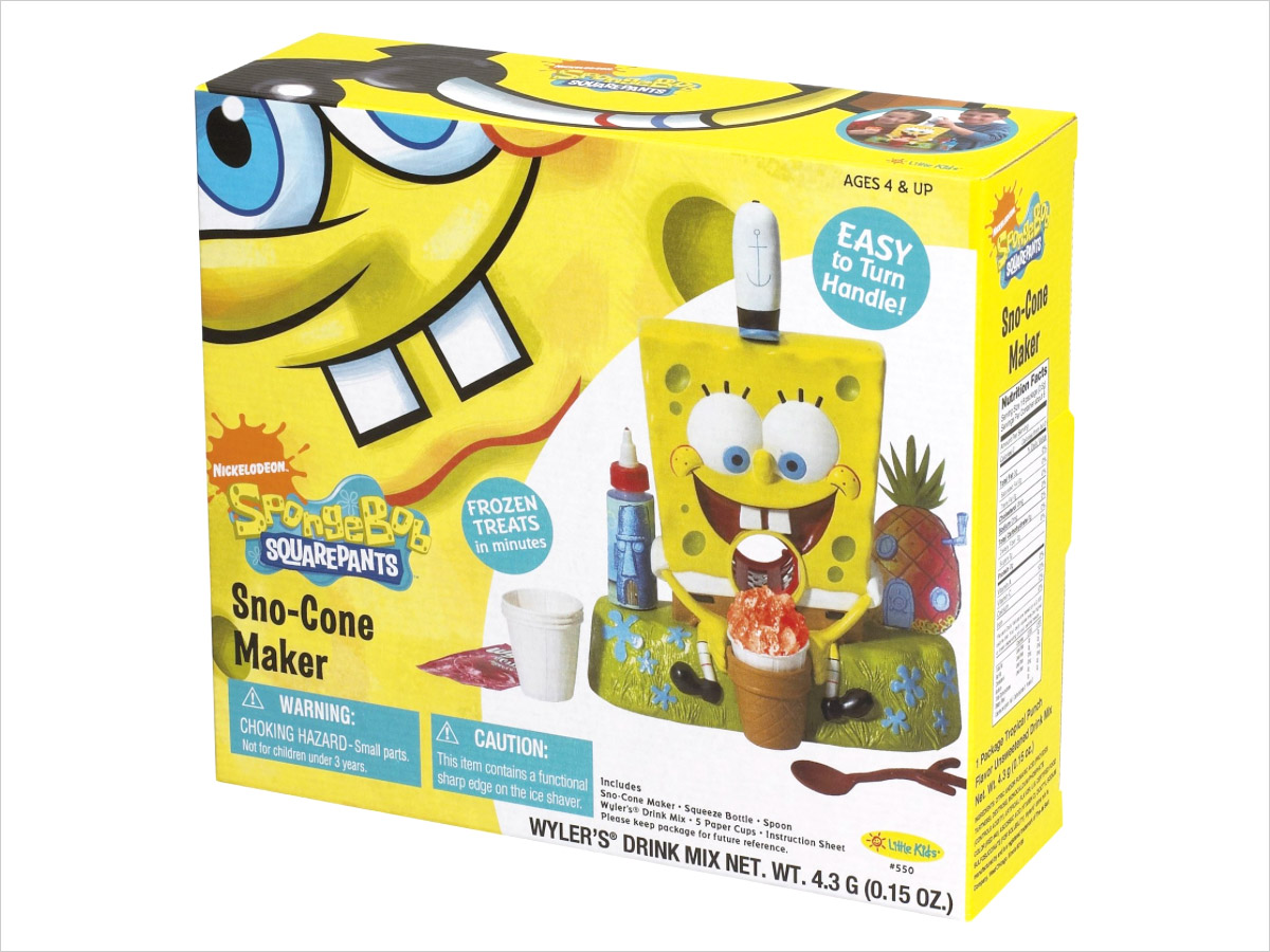 15 Birthday Gift Ideas for Preschoolers - SpongeBob Sno-Cone Maker