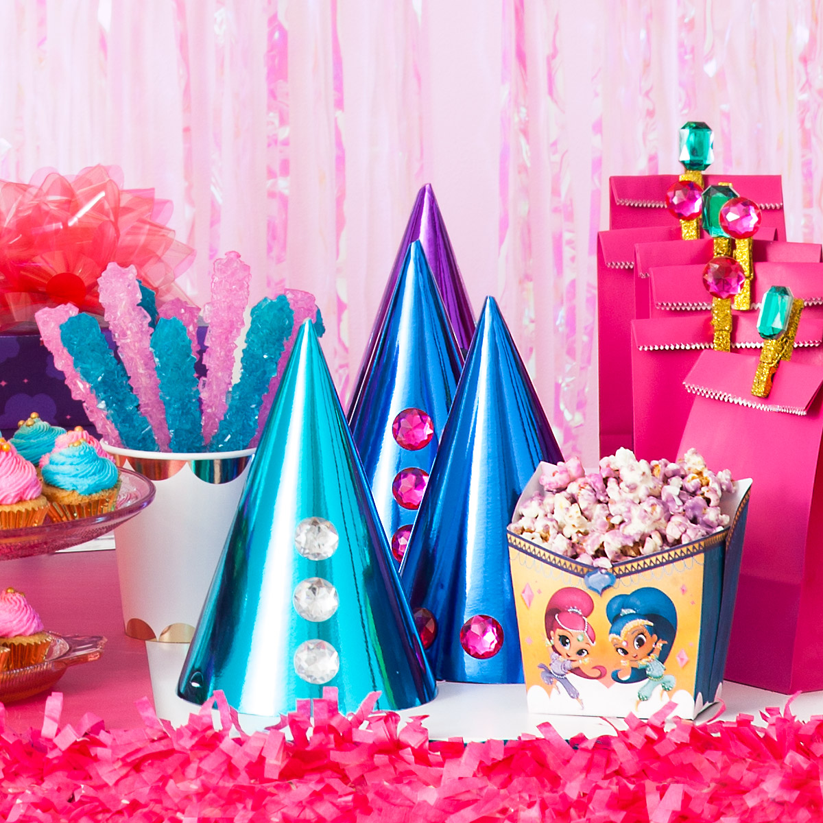 Shimmer and Shine Birthday Party Hats