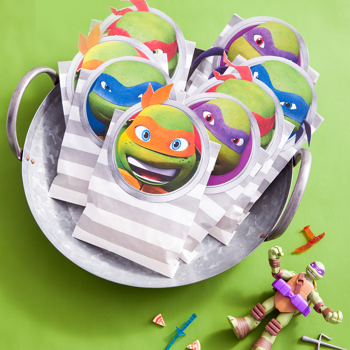 TMNT Goody Bag Decals