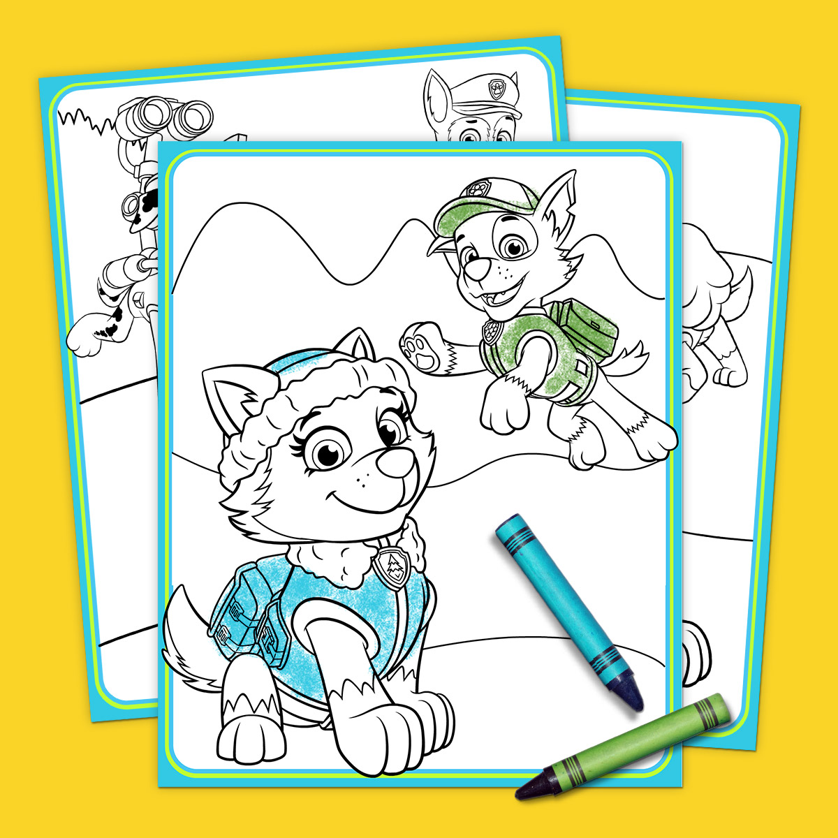 PAW Patrol Everest Coloring Pack