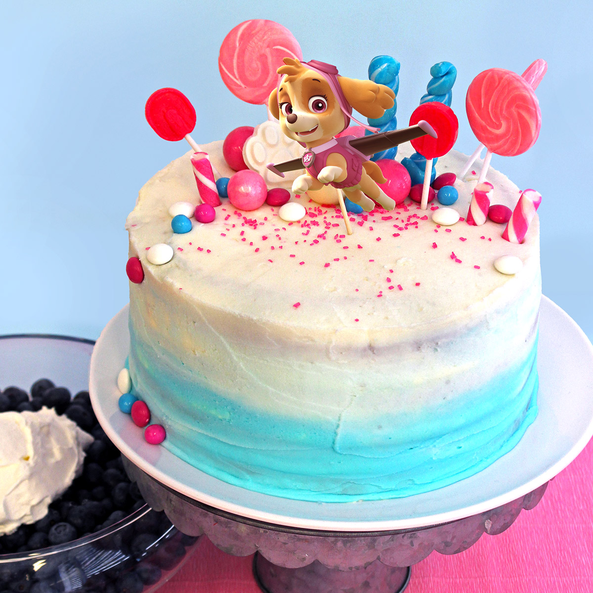 PAW Patrol Skye Birthday Party Cake Topper
