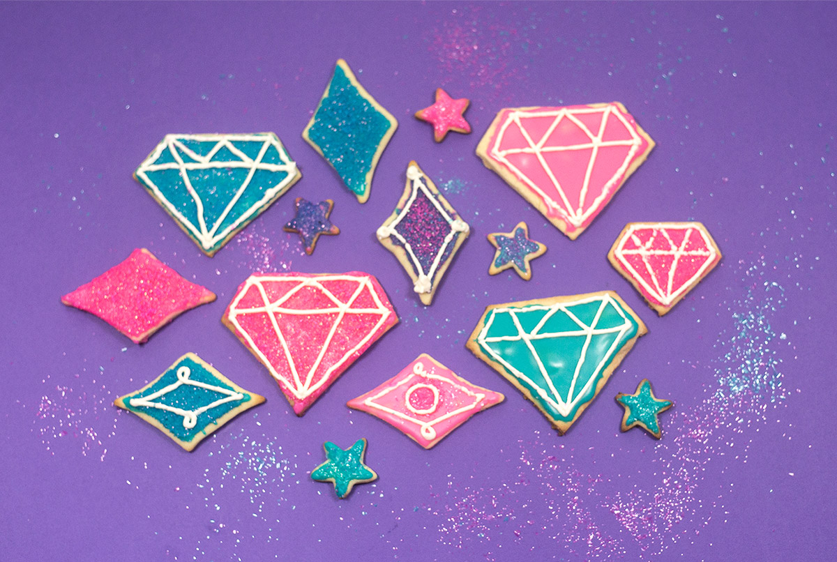 Shimmer and Shine Gem Cookies
