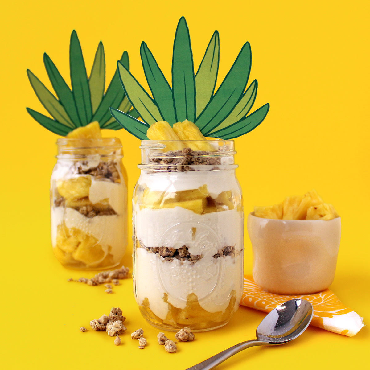 SpongeBob Pineapple Parfait Recipe