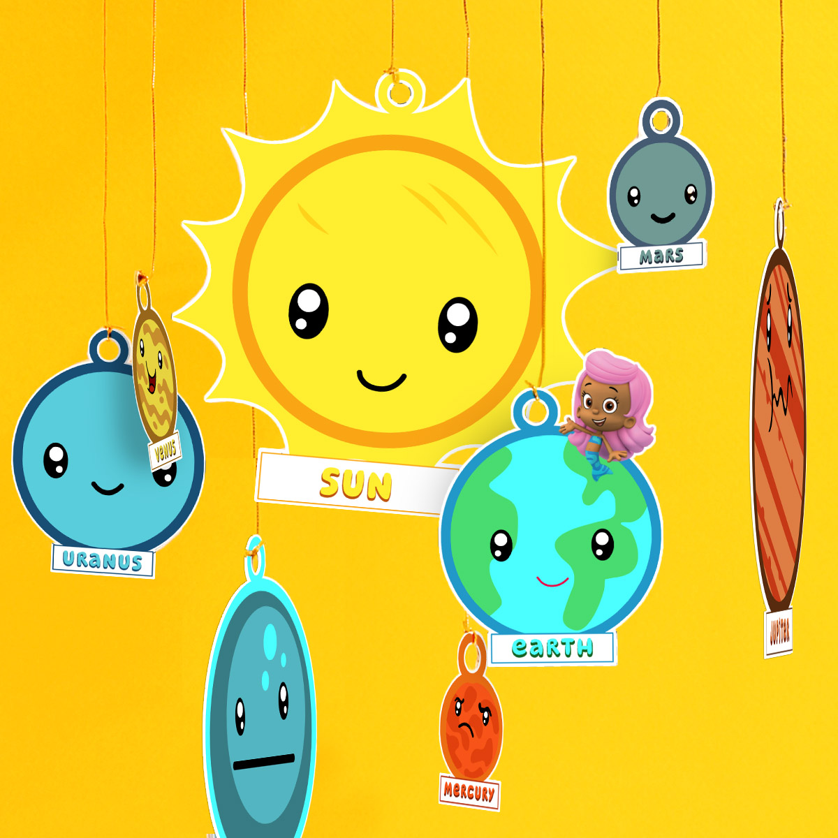 Bubble Guppies Solar System Craft