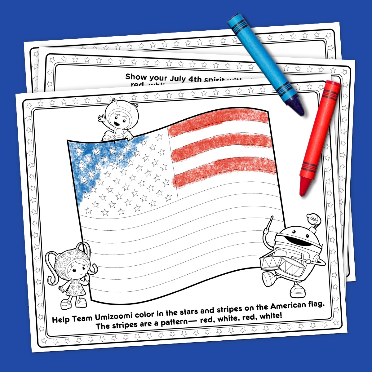 Nick Jr. Independence Day Activity Pack