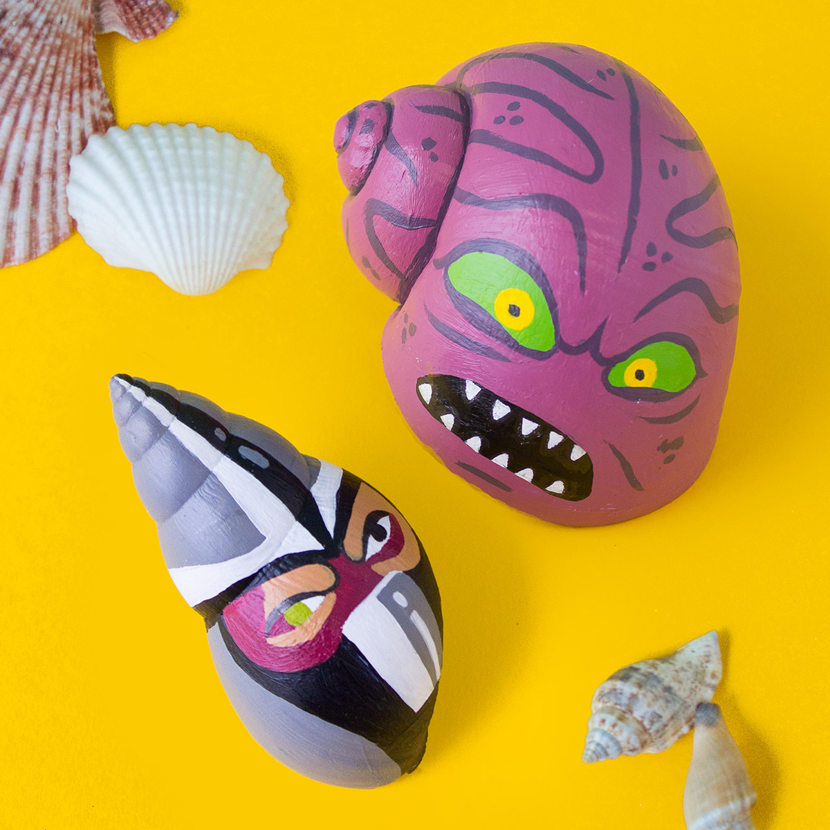 TMNT Painted Shells