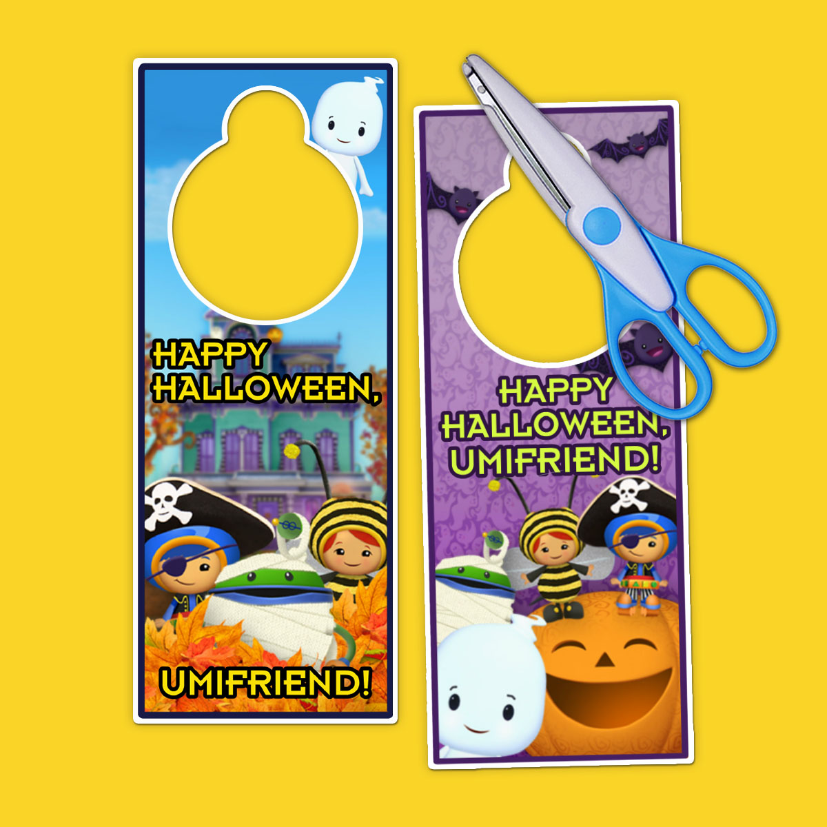 Umizoomi Halloween Door Hangers
