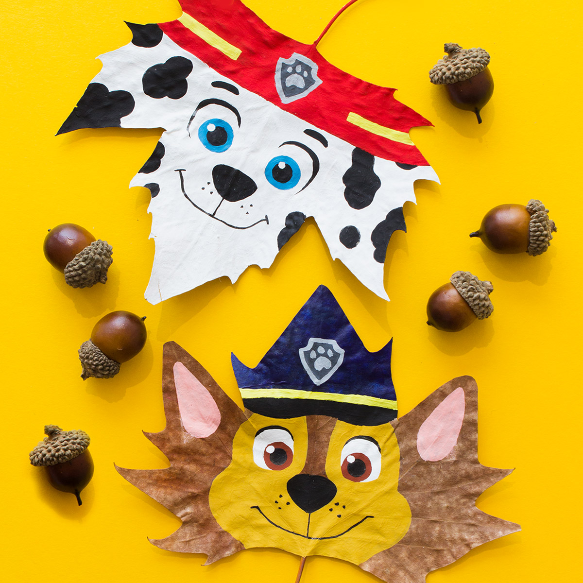 PAW Patrol Fall Leaves Craft
