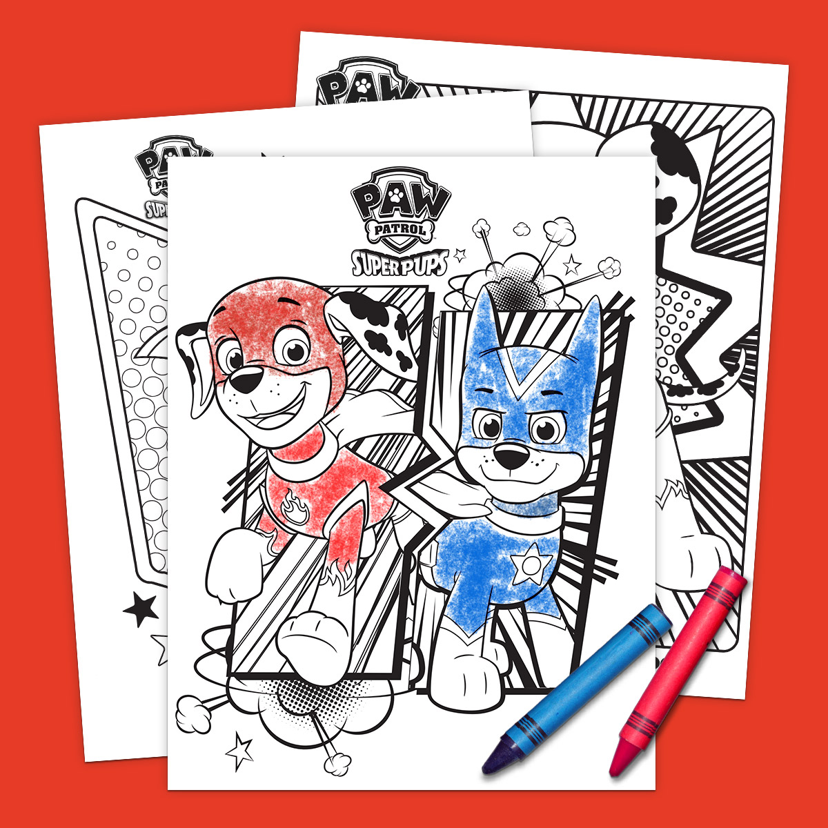 PAW Patrol Super Pups Coloring Pack