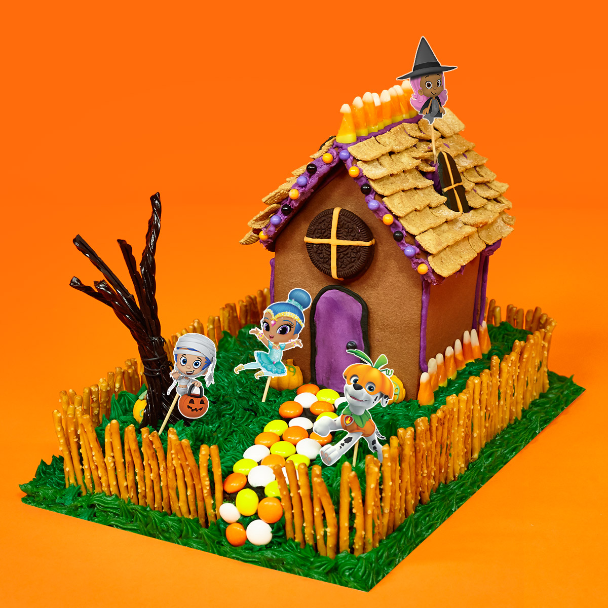 Nick Jr. Haunted House Party Cake