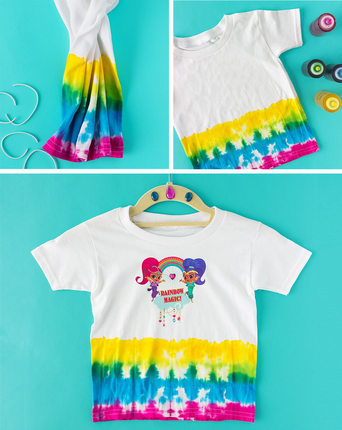Rainbow Zarahmay Tie-Dye Craft