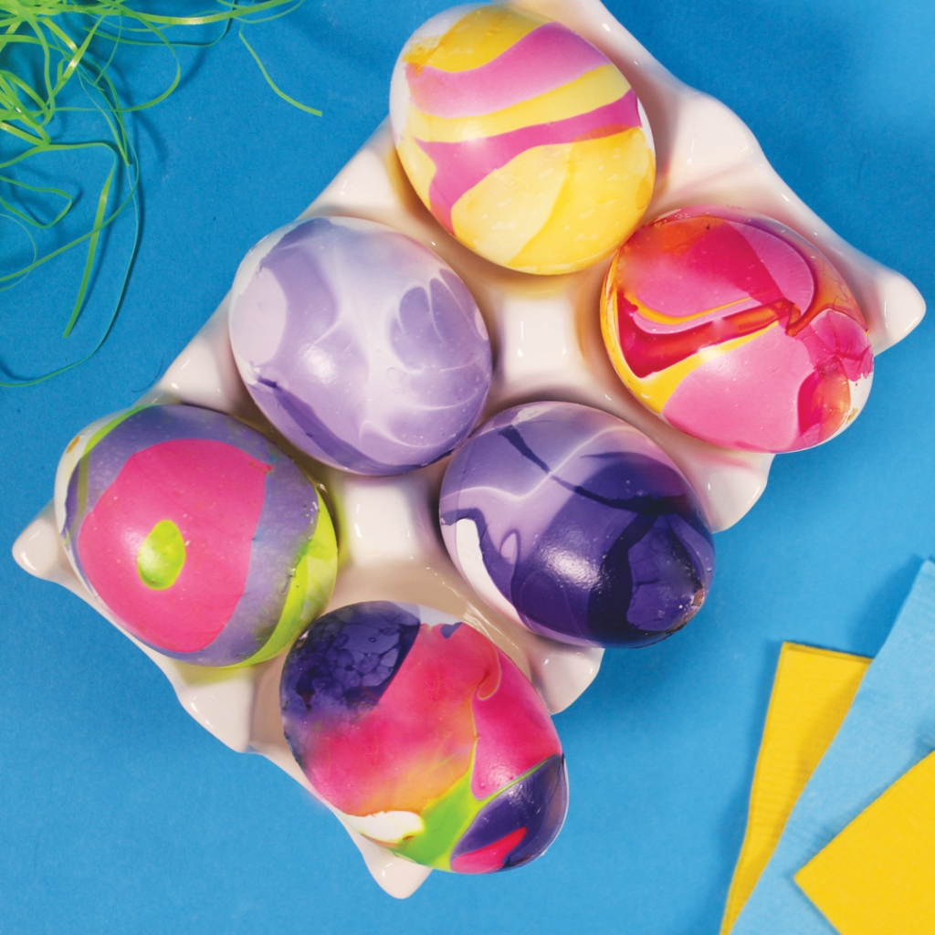 Sunny Day Marbled Eggs