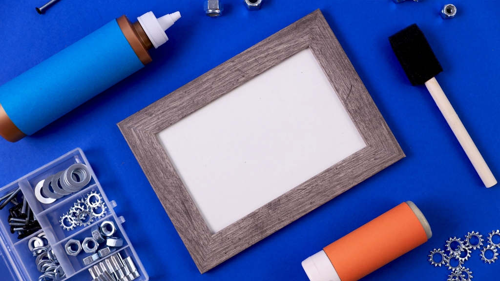 Rusty Rivets Father's Day Picture Frame