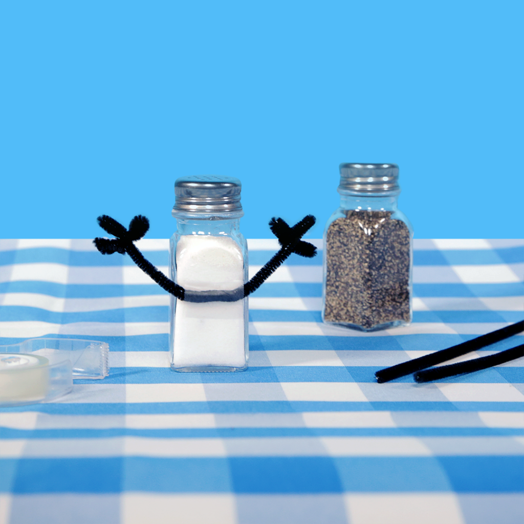 DIY: Mr. Salt and Mrs. Pepper shakers! – Hey, Hey, Heather K