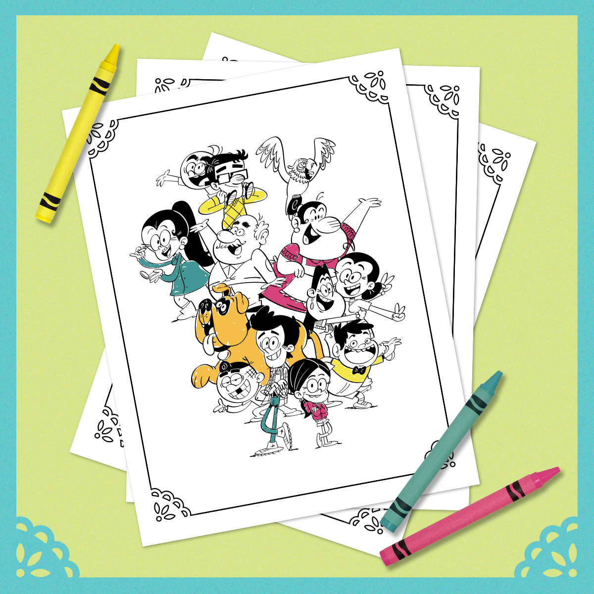 Casagrandes Coloring Sheets