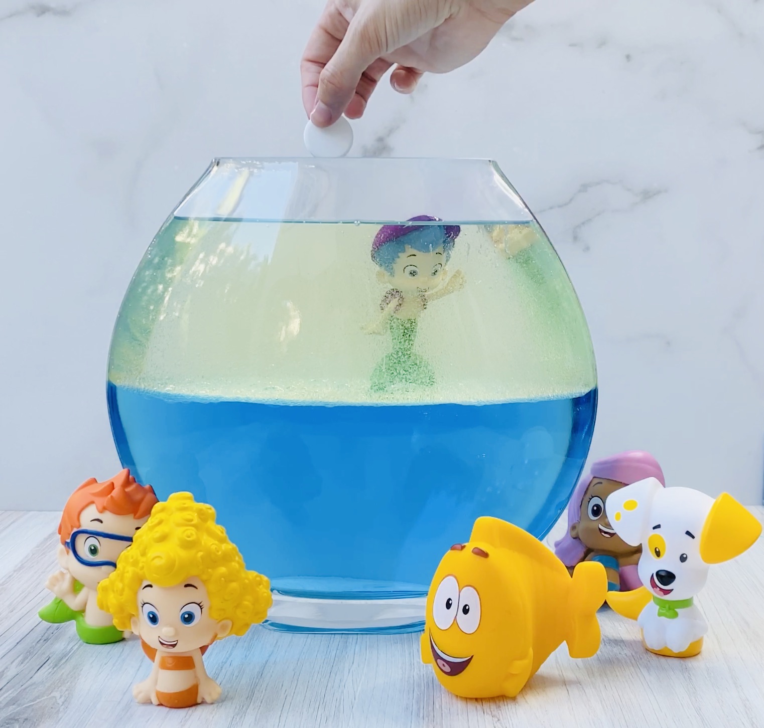 Bubble Guppies DIY Lava Lamp