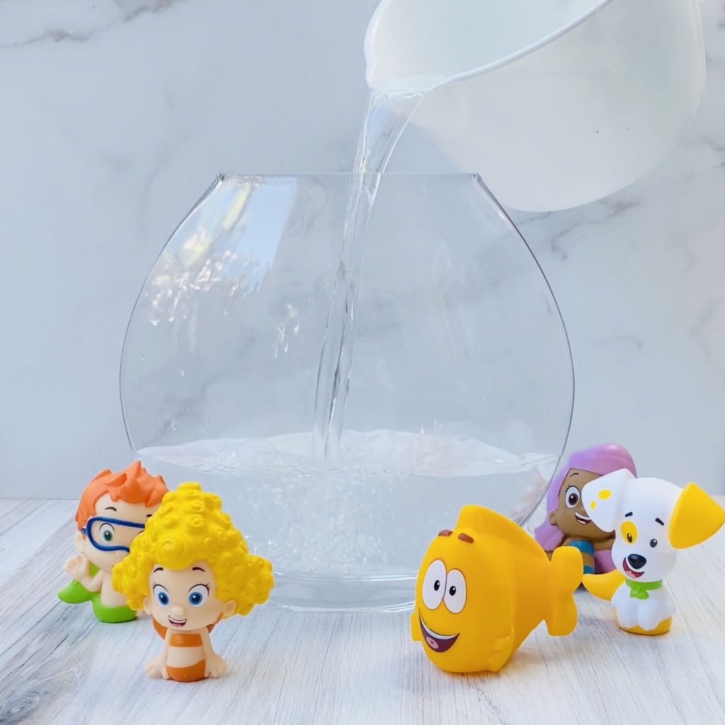Bubble Guppies DIY Lava Lamp Step 1