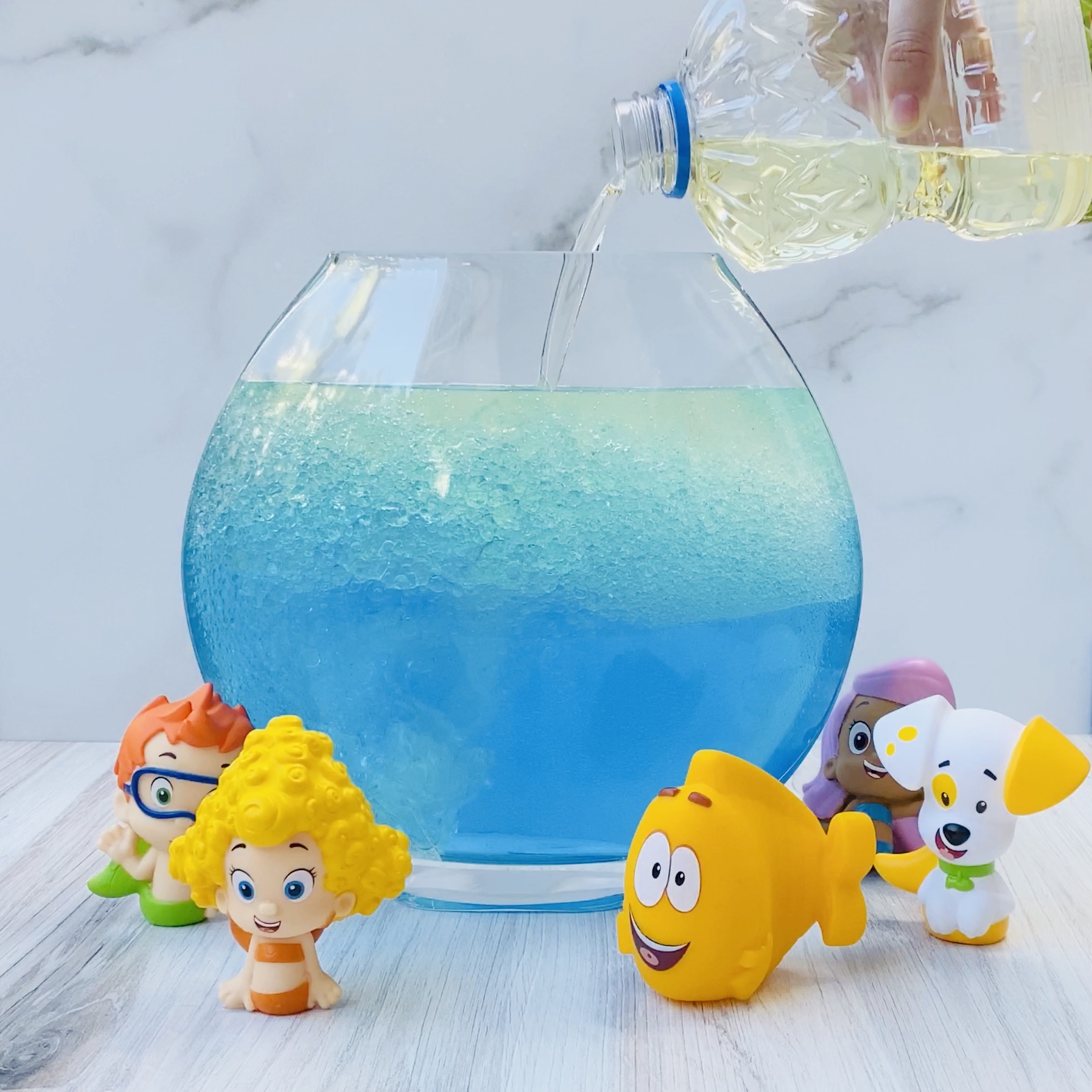Bubble Guppies DIY Lava Lamp Step 3