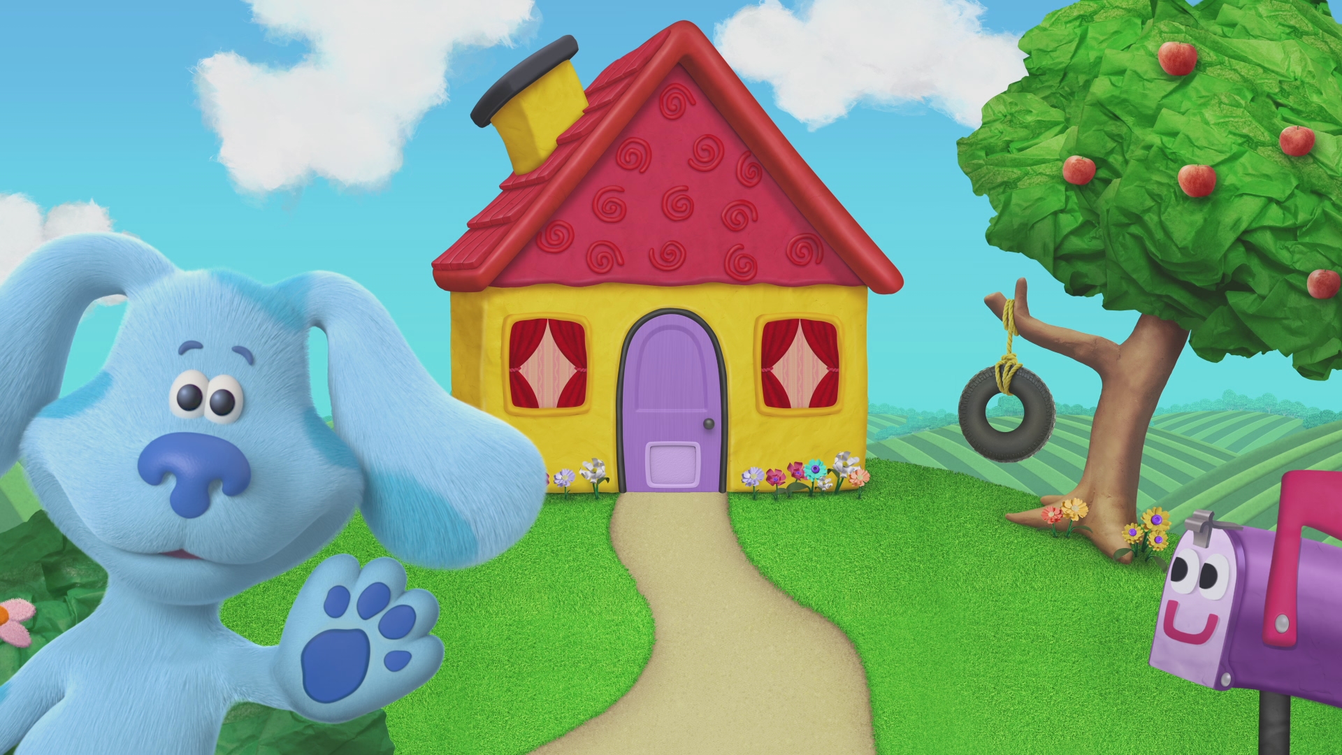 Blue's Clues Zoom Background