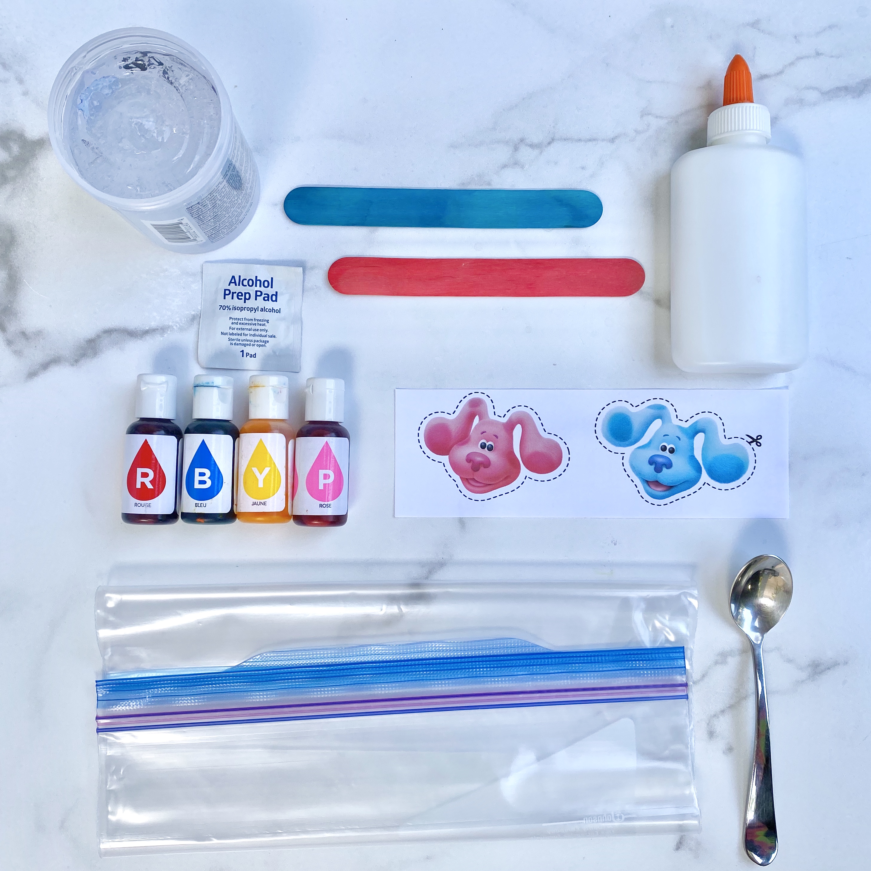 Color Mixing supplies