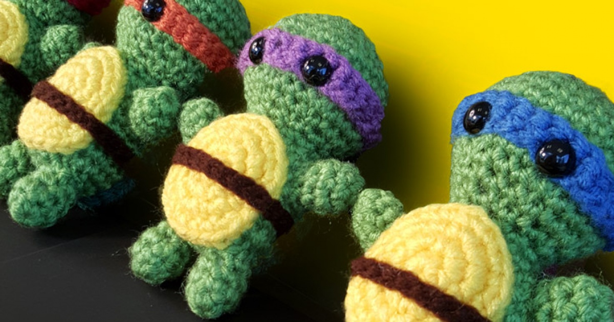 Teenage Mutant Ninja Turtles Amigurumi Crochet Pattern Nickelodeon