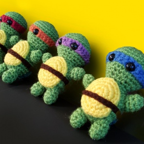 Turtley Adorable TMNT Crochet Dolls