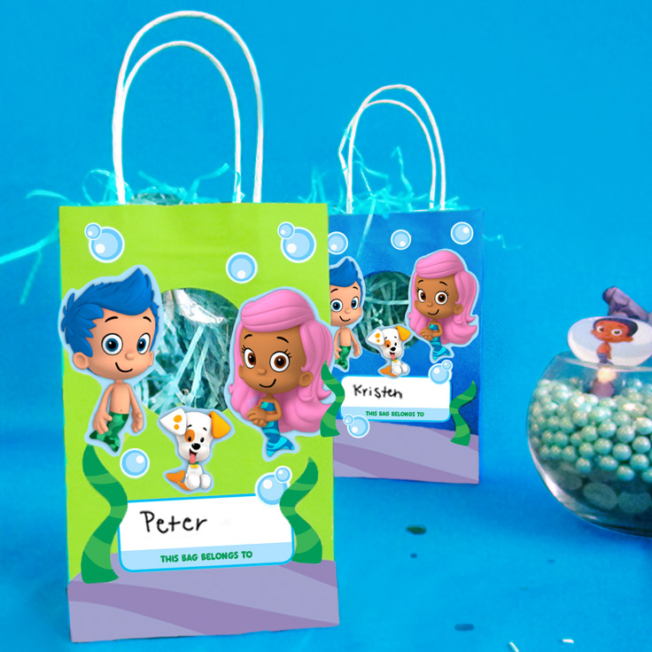 Bubble Guppies Goody Bag Stickers