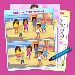 Dora and Friends Activity Pack
