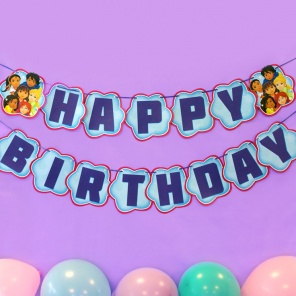 Dora and Friends Birthday Banner