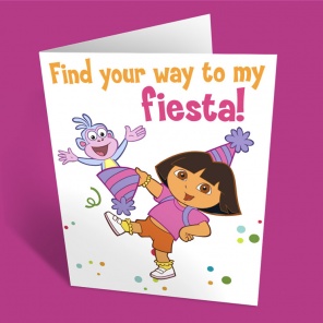 Dora Birthday Party Invitations