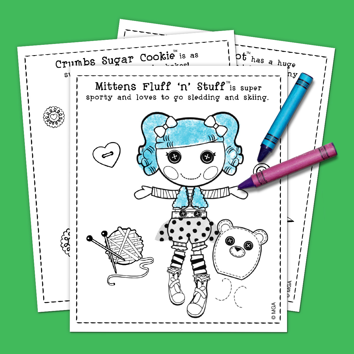 Lalaloopsy Coloring Pack | Nickelodeon Parents