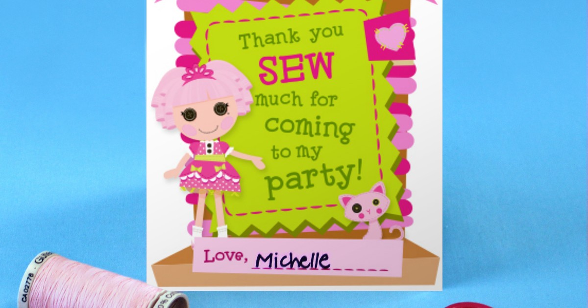 Lalaloopsy Party Thank You Notes | Nickelodeon Parents