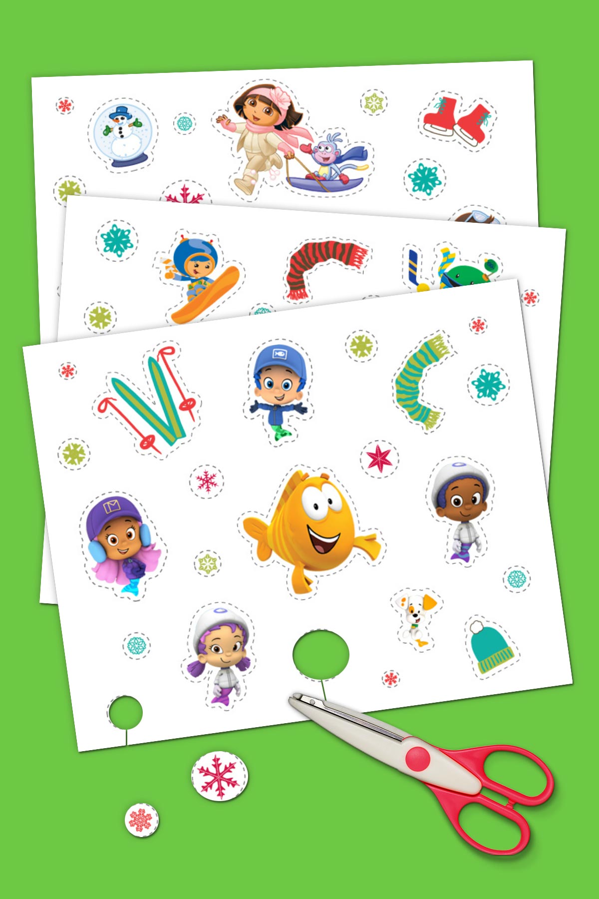 Nick Jr. Winter Stickers