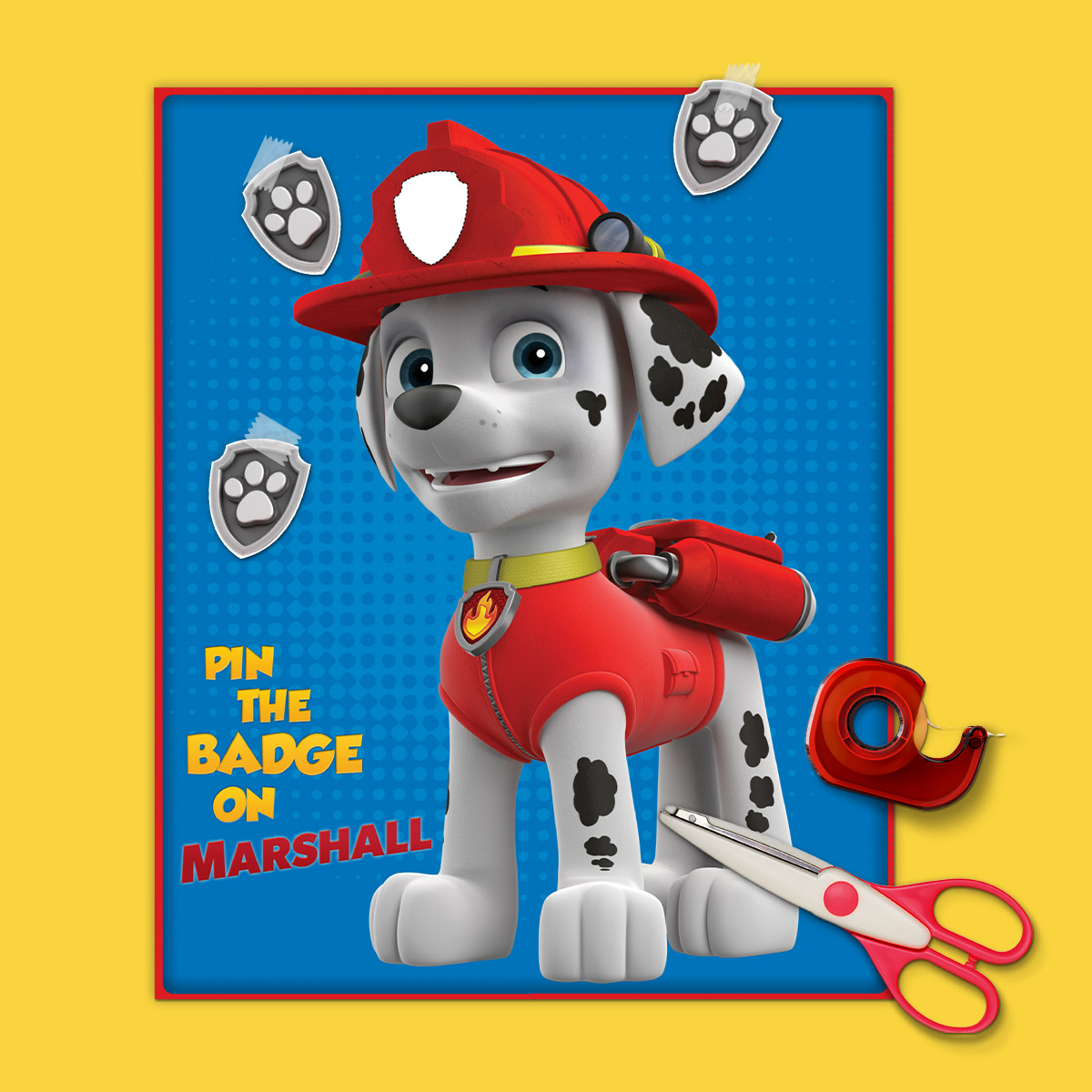 marshall paw patrol badge